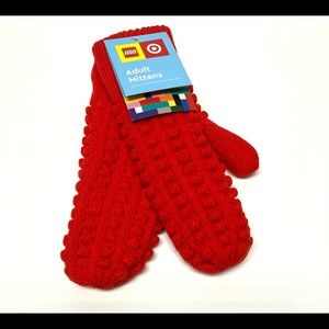 Lego by Target Red Adult Mittens